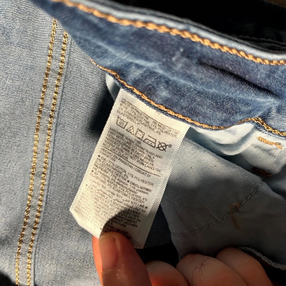 Old Navy Fits You Rockstar Super Skinny Jeans Womens 14-18 Blue Denim High Rise - Picture 5 of 6